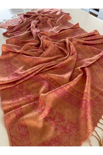 Somon Elegansa Shoulder Scarf with Cashmere Texture, Stylish Shawl, Cashmere Sal (Cashmere)