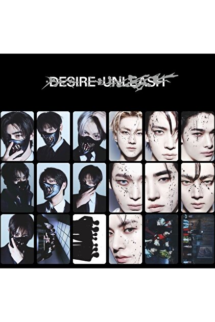 Kpop Dünyasi ENHYPEN '' DESIRE : UNLEASH '' Photocards Set POB 1