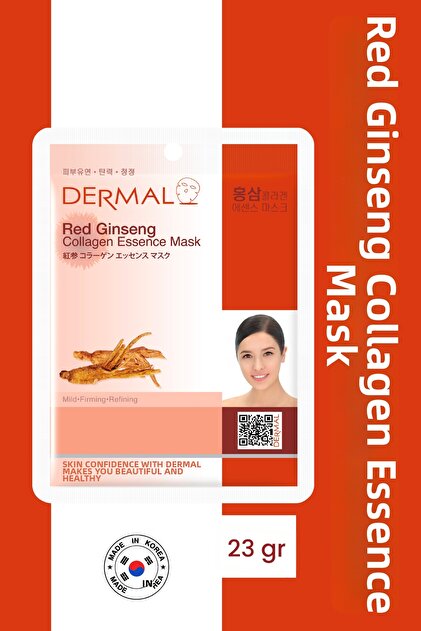 Purifying, Cooling, Firming Red Ginseng Extract Collagen Mask 23gr