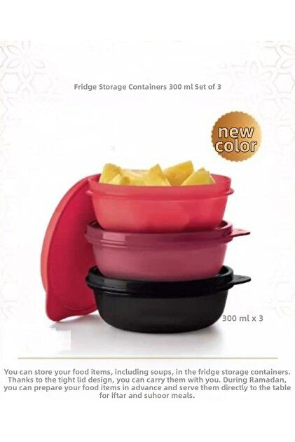 Candy Containers 300 Ml 3 Pack New Color