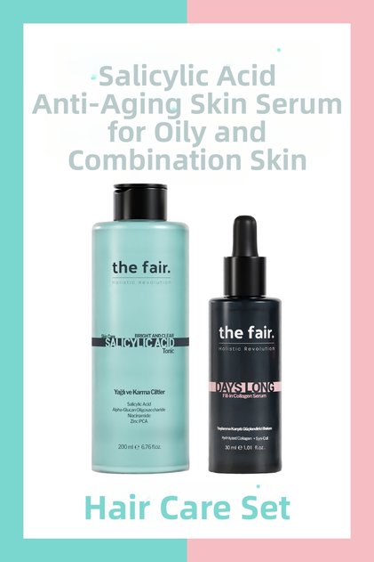 the fair Oily Acne Prone Skin Salicylic Acid Toner 200 ml and Collagen Serum 30 ml