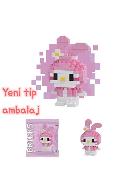 Genel Markalar Hello Kitty My Melody Yap boz 3D Puzzle Mini Yapı