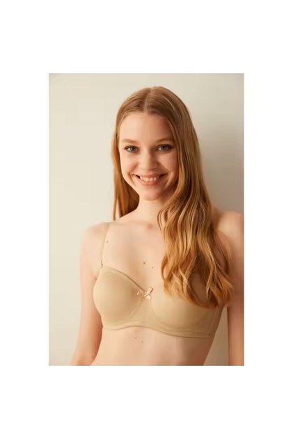 Skin Color Enhancing Underwire Unpadded Lotus Bra 1218