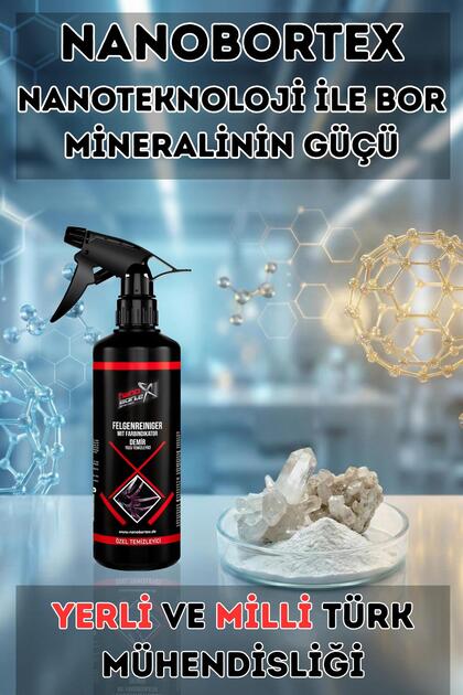 Nanobortex Demir Tozu Temizleyici Sprey - Morarma Etkili Jant ve