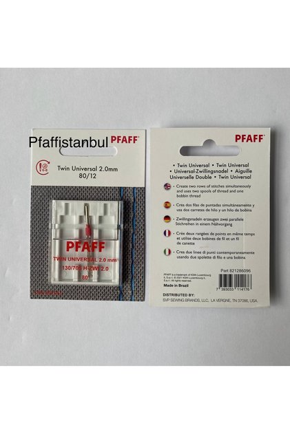 Çift Iğne 2.0 Mm. 80/12 Numara