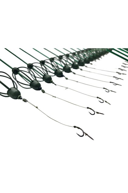 Set 3 Monturi Crap 50gr Ready to Fish + 10 Agrafe Rapide + 10 Vartejuri