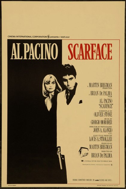 Tony Montana Vintage Kraft Poster - 33x48cm