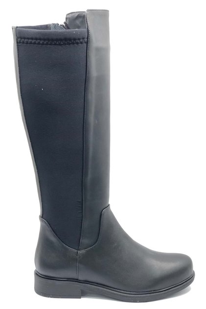 AyakdaÅŸ 002 flat sole stretch women's boots black