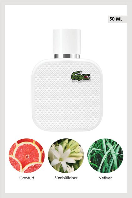 L.12.12 Blanc EDT 50 ml Erkek Parfüm