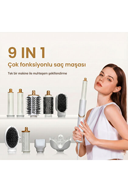 leeways 9 in 1 Profesyonel Saç Şekillendirici Seti - İyonik