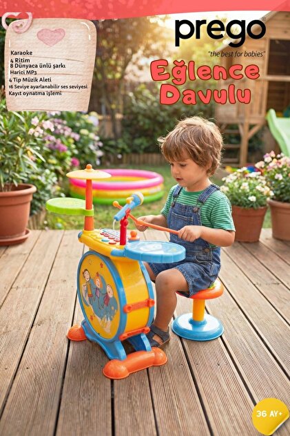 Prego Toys Eğlence Davulu - Fiyatı, Yorumları