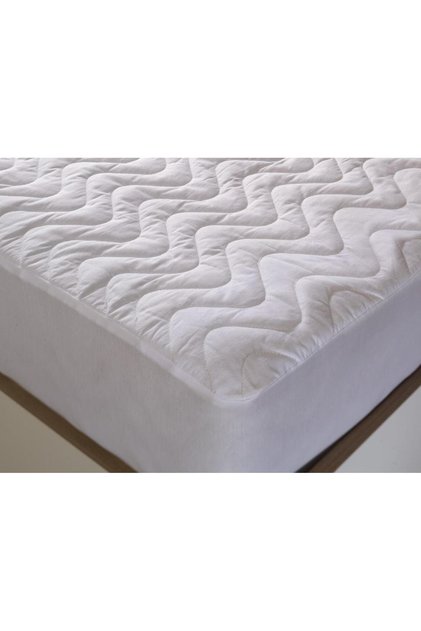 Liquid Proof Quilted Fitted Double Bed Pad 180x200