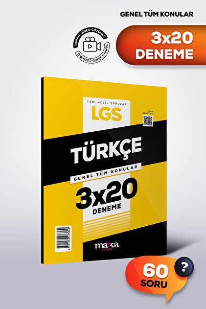 Marka Yayınları LGS MATEMATİK Genel Tüm Konular 3 Deneme 2026