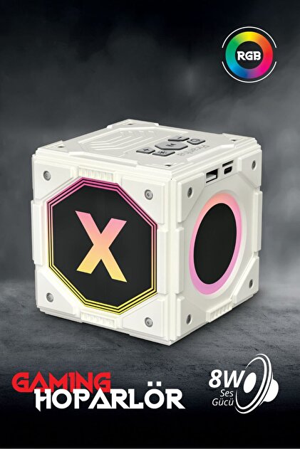 Piranha 7848-B Kablosuz TWS RGB Bluetooth Hoparlör | 8W Ses Gücü