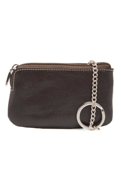 Brown Genuine Leather Unisex Keychain - S1An00000063-A98