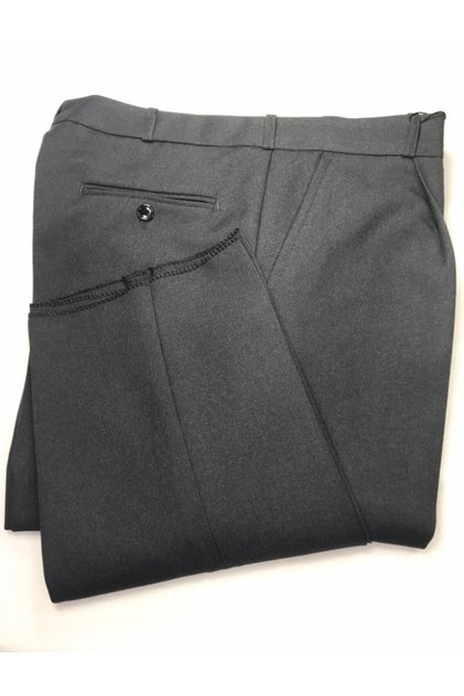 Erkek Kumaş Pantolon Gri Geniş Kesim Mevsimlik