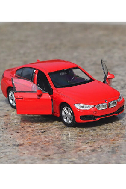 ÖZ OFİS BMW F30 335i Kırmızı 1/36 Ölçek Çek Bırak Özellikli Metal
