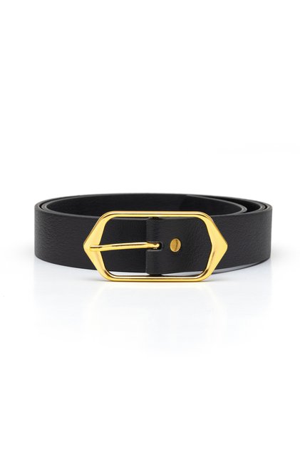 Women's Gold Buckle Belt Casual Trouser Dress Belt