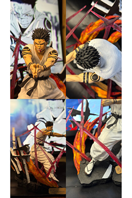 Okas Ryomen SUKUNA - Jujutsu Kaisen Figür - 34 CM - Koleksiyonluk