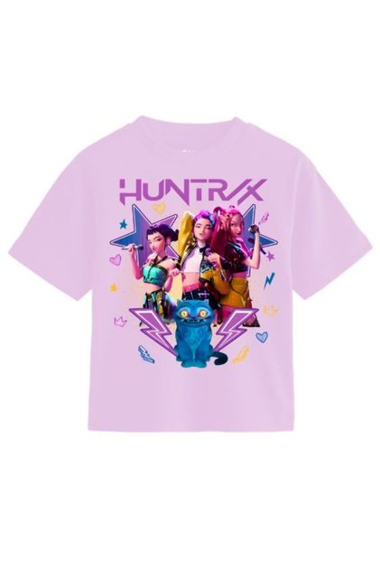 Tricou bumbac 100%, KPop Huntrix Demon Hunters