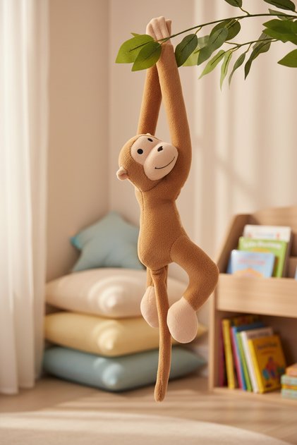 Cute Plush Monkey with Sticky Hands 70 cm
