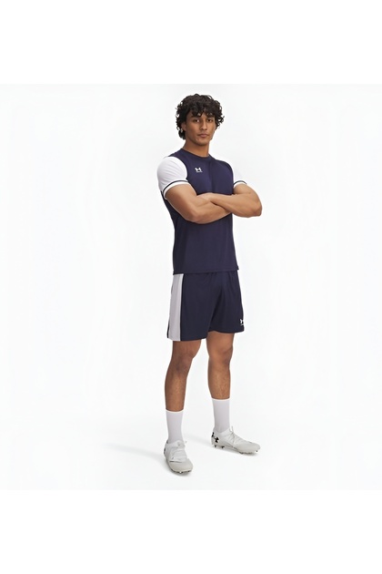 Ua M Challenger Train Short Erkek Şort 1379507-410 Midnight Navy / White