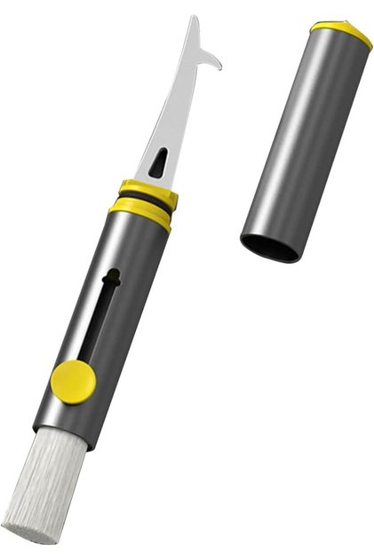Car Detailing Brush with Retractable Brushes,Tire Hook and Tungsten Steel Safety Hammer,Multi-Functional Auto Interior and Exterior Cleaning Tool