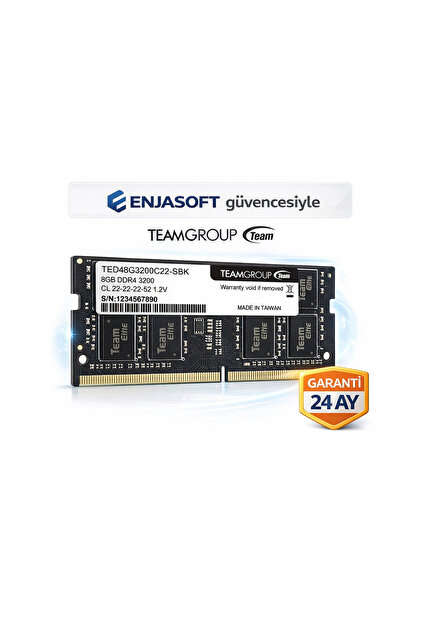 TEAMGRUP TEAMGROUP ELITE 8GB DDR4 3200 MHz SODIMM Laptop RAM