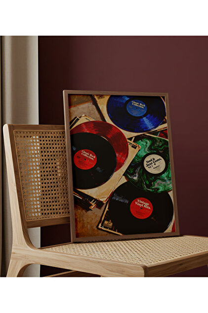 Sweetco Çerçevesiz Poster Vinyl Collection – Plak Koleksiyonu