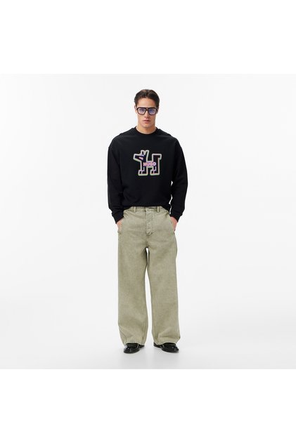 Tapered Fit Men's Beige Trousers
