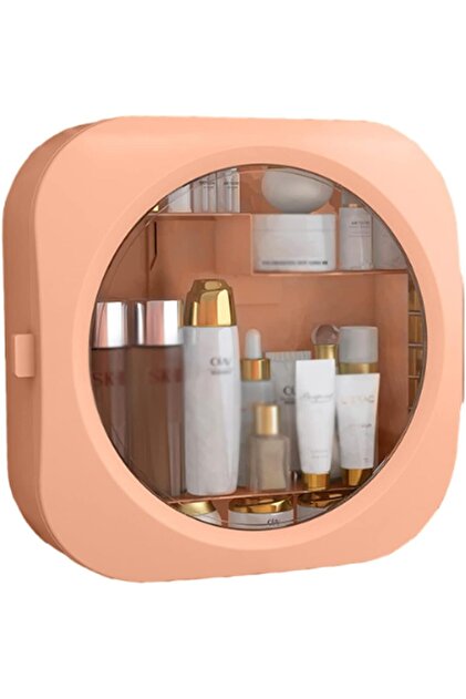 Makeup Skincare Storage Organizer Box, Cosmetic Case with Transparent Cover