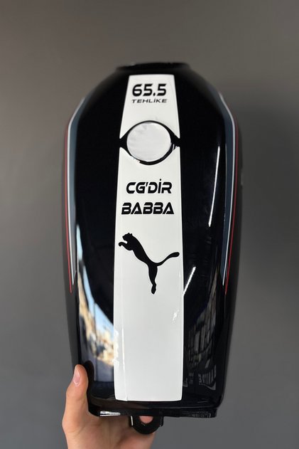 Tank Sticker Set Compatible for Cg Motorcycle Cgdi̇r Baba 65.5 (2 Pieces)