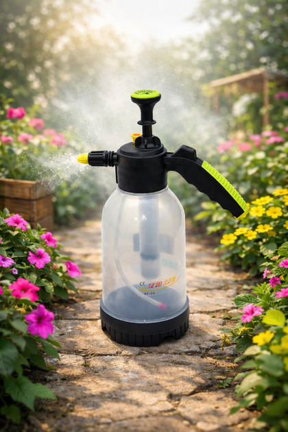 2 Litre Şeffaf Basınçlı Yedek Uçlu İlaçlama Gübreleme Köpük Atma Pompası/1. Kalite Uzun Kullanım