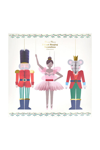- Nutcracker Dev Asılan Süsler - 3 Adet