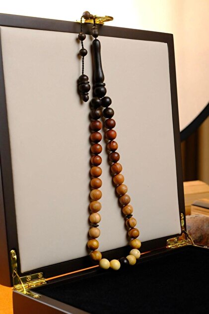Sphere Model Natural Mixed Wood Prayer Beads