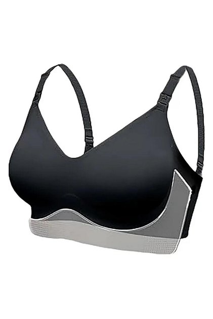 Ultra Soft Seamless Nursing Bra YN21 - Black (XL)