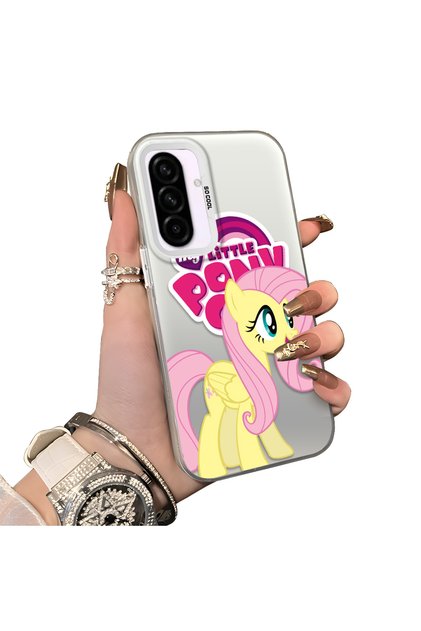 Samsung Galaxy A36 Compatible Hard Acrylic Back Silicone Edge Lens Protection Case My Little Pony