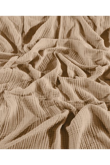 140X200 cm Muslin Sofa Cover – 100% Cotton, 4 Layers, Soft & Breathable, Sofa Shawl