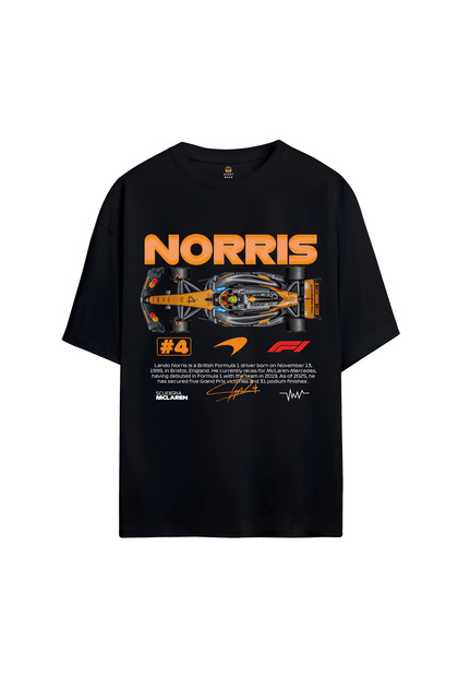 Lando Norris Printed Oversized T-Shirt