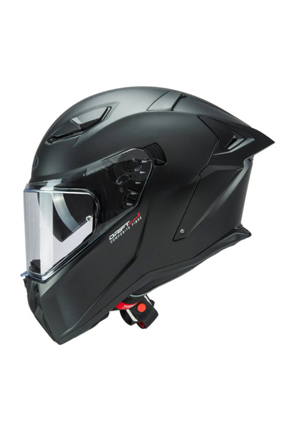 Motosiklet Kaskı Drift Evo 2 Güneş Vizörlü Matt-Black Motorcu Kask