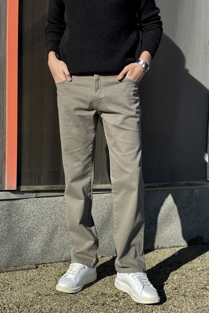 Men'S, Baggy-Fit, Wide-Cut, Cotton, Suitable for 4 Seasons, Pants 306