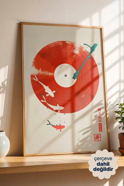 Artificial Collection "Analog Zen" - Japon Lo-Fi Müzik Posteri (Çerçevesiz)