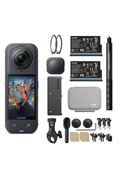 X5 360° Aksiyon Kamera Motorcycle Essentials Bundle