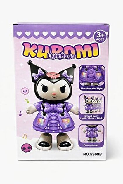 FAMEMUS ACCESSORY Kuromi Dans eder Işıklı Ve Konuşmayı kayıt eder
