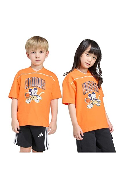 adidas Disney Mickey Mouse Çocuk Turuncu Tişört (JZ3558) - Fiyatı