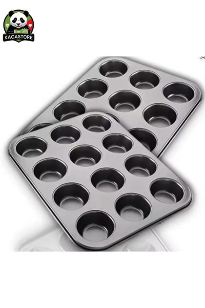 12-Piece Metal Muffin Mold