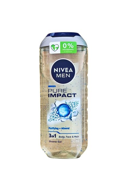 Set 3 x Gel de Dus Men Impact, pentru Barbati, 250 ml