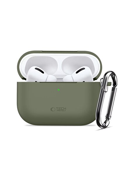 Силиконов калъф за Apple AirPods Pro 3, зелен