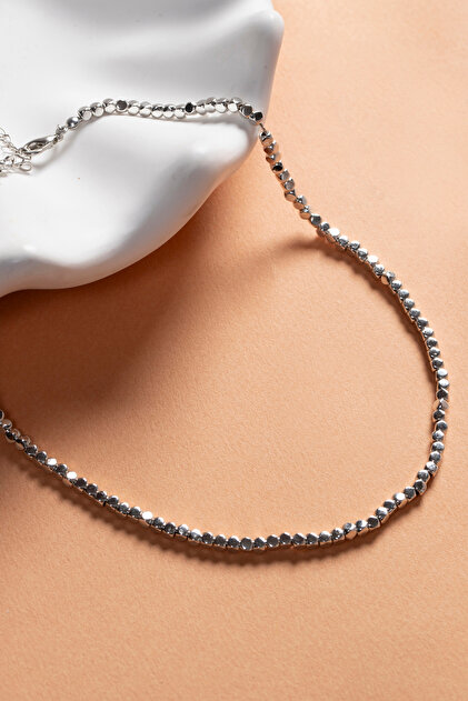 Shiny Crushed Chain Necklace