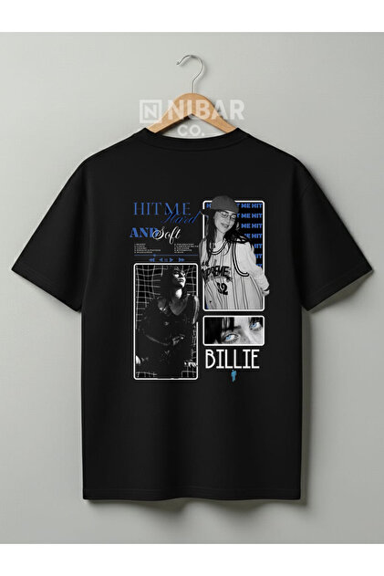 Grafftee Clothing Billie Eilish Tasarımlı %100 Pamuklu Unisex